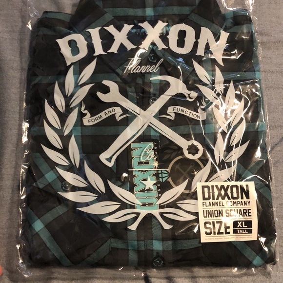 Dixxon Union Square flannel BNIB - Picture 10 of 11